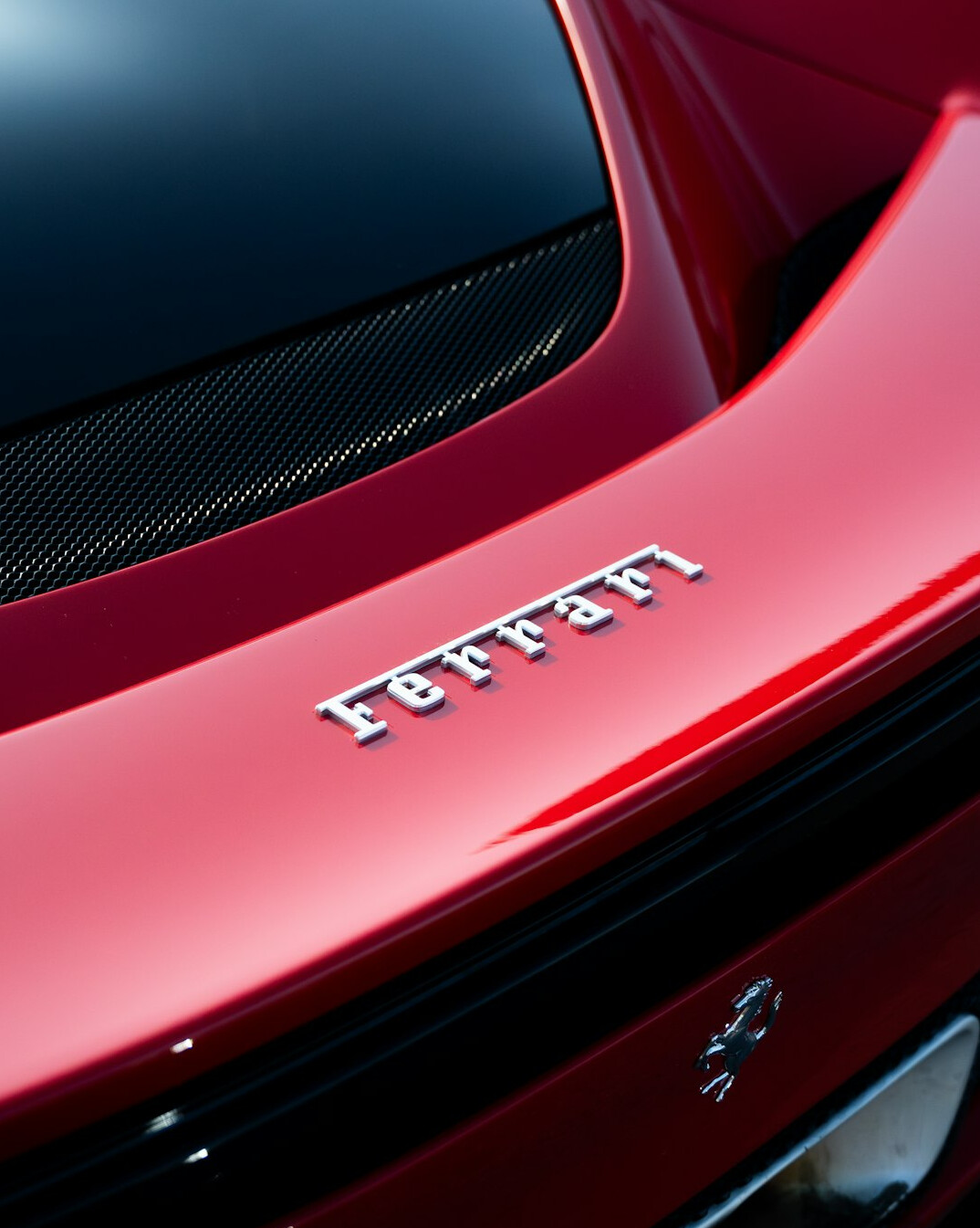 luxury sports car driving