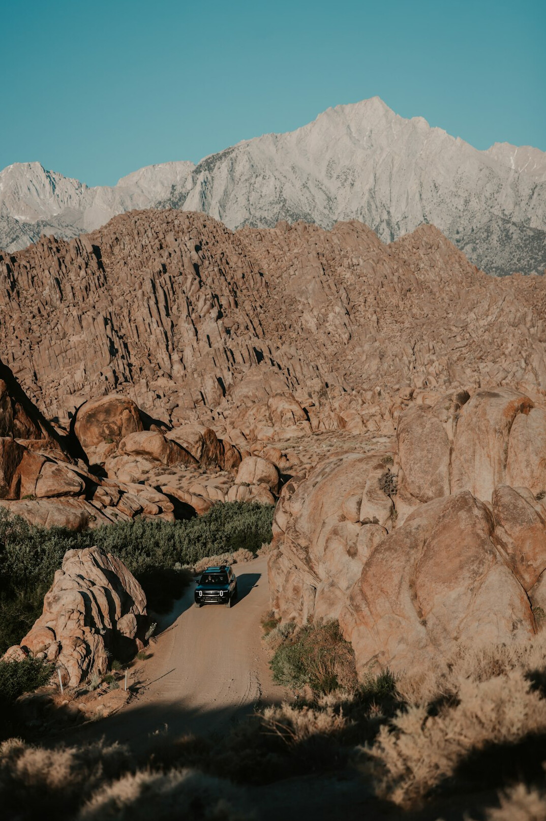 rivian electric truck off road