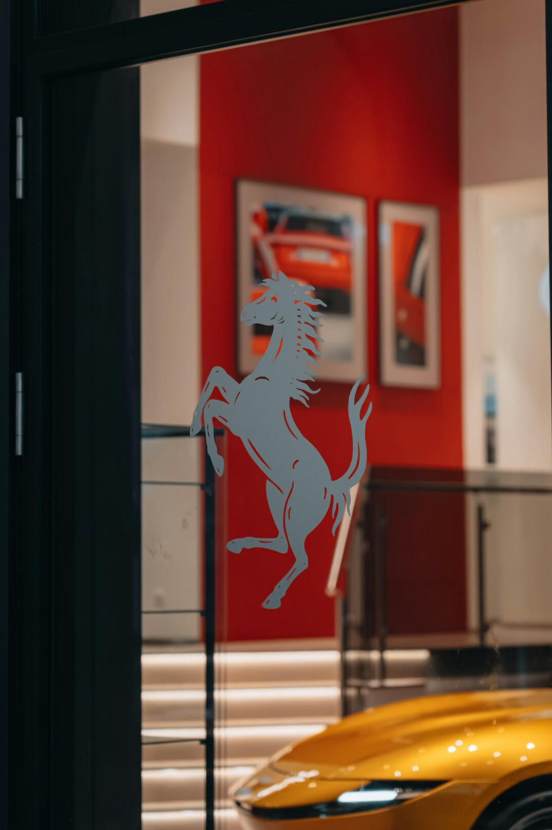 luxury car showroom