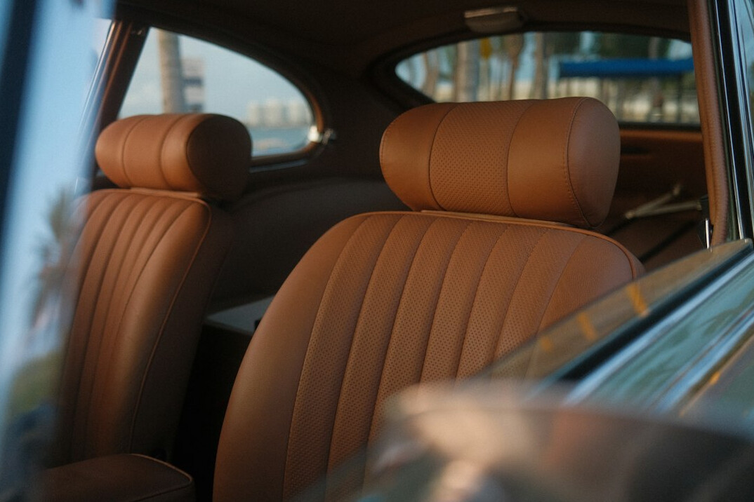 luxury car interior leather